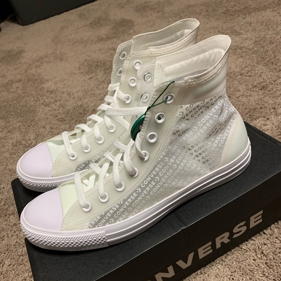 Converse Chuck Taylor All-Star Hi Translucent White - Picture 3 of 4